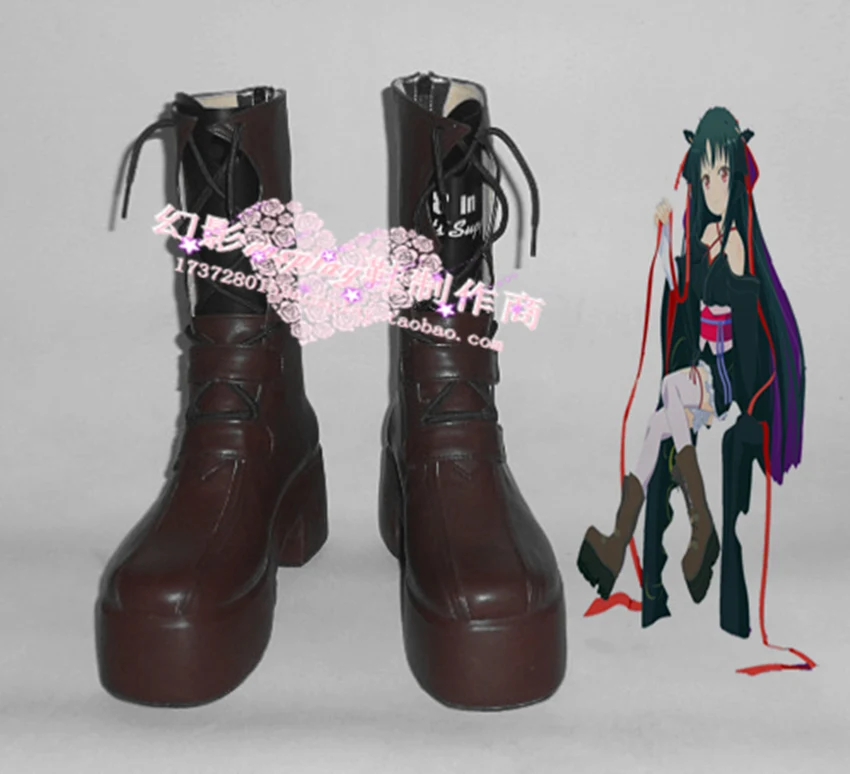 Небьющаяся машина кукла Yaya Хэллоуин длинные сапоги для косплея обувь H016|shoes