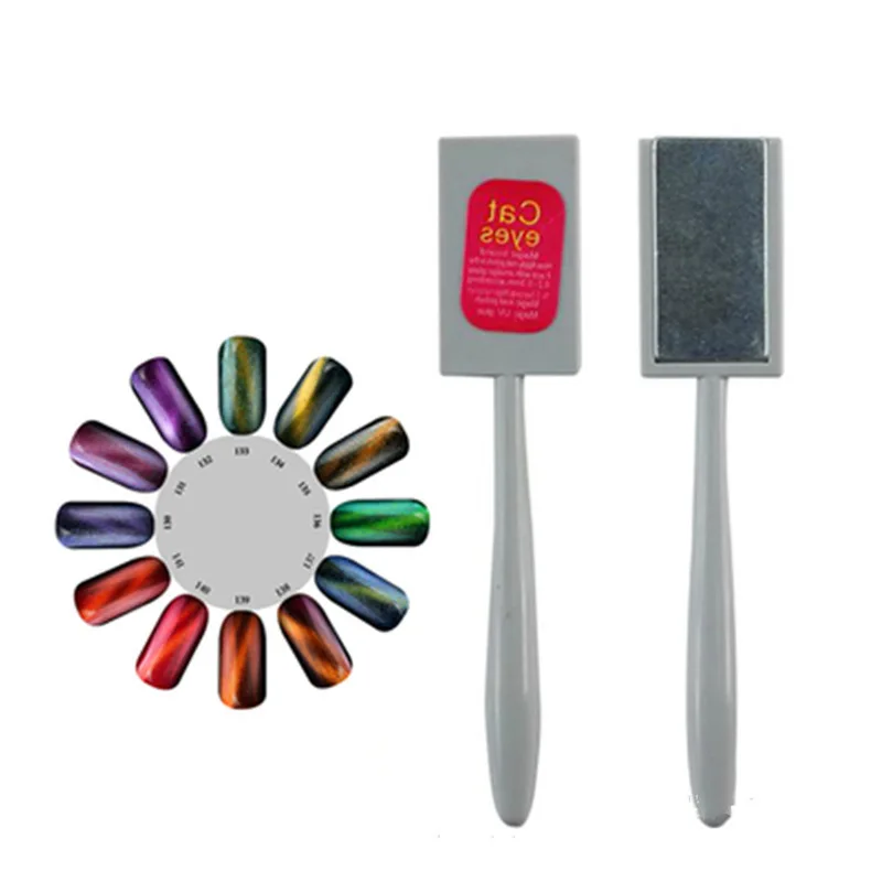 Волшебная магнитная наклейка Saviland для кошачий глаз 1 шт. УФ Гель лак дизайна