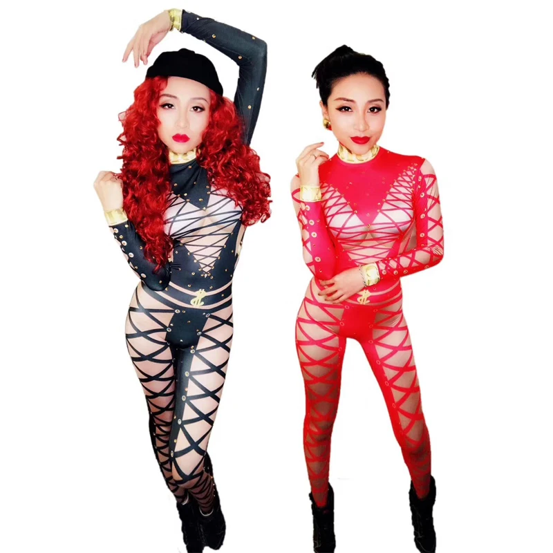 

2021 Women New 3D Printing Sexy Jumpsuit Stretch Prom Party Outfit Show Team Dance Performance Catwalk Team Dance Jumpsuit