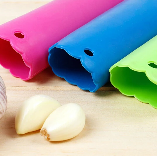 Аксессуары для чистки чеснока силиконовый овощечистка|verduras cortador|magic silicone garlic
