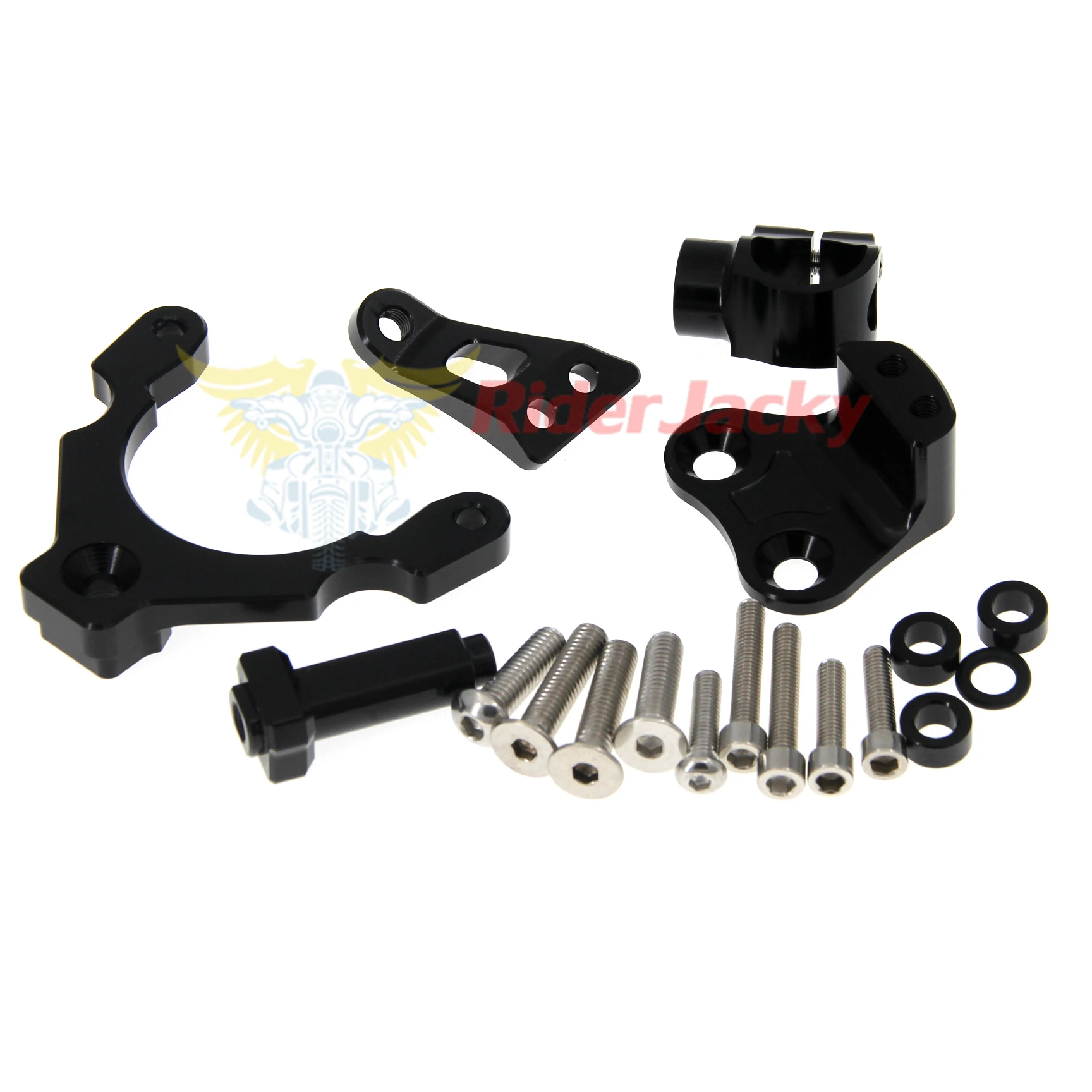 CNC Adjustable Motorcycle Linear Reversed Steering Damper with bracket Support For Kawasaki Z 900 Z900 2017-2018 | Автомобили и