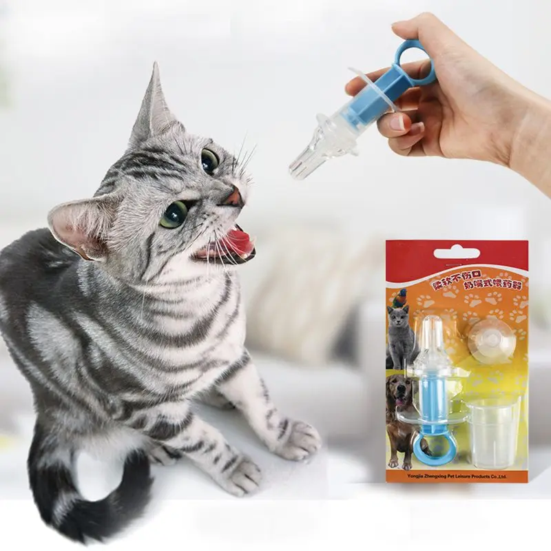 

Pet Oral Syringe Dog Cat Tablet Medicine Capsules Feeding Pusher Shooter Pills Easy Kitten Cat Water Milk Feeder Syringe Tools