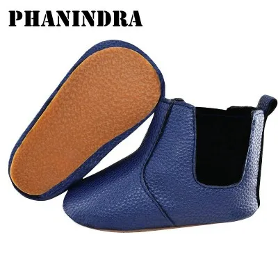 Новинка резиновые детские ботинки замшевые мокасины из искусственной кожи обувь