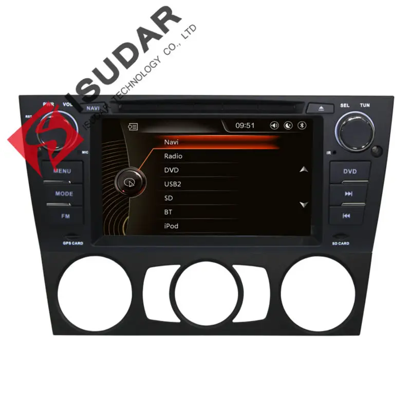 Isudar Автомагнитола 1 Din с 7 Дюймовым Экраном для Автомобилей BMW/E90/E91/E92/E93/318/320/325
