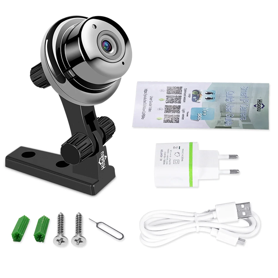 Мини беспроводной wi fi камера IP 720 P ночное видение видео для слежки за домашней