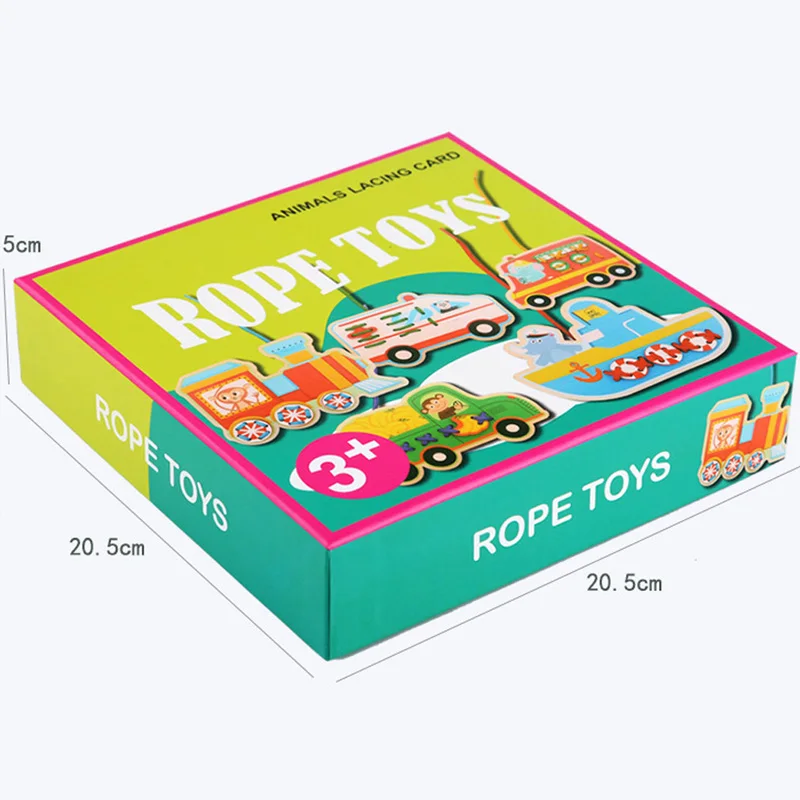 Деревянная нить игрушки сделай сам фрукты животные овощи трафик шнур блоки для