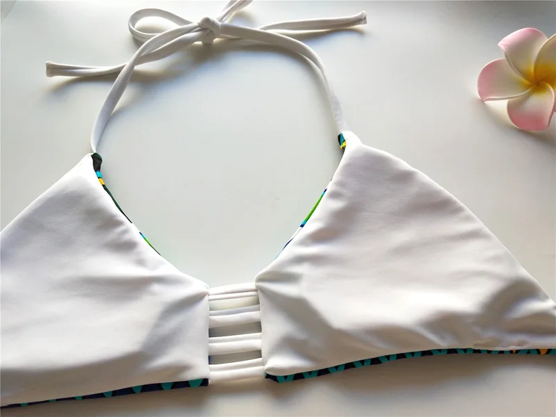 Bikini Top Brazilian Swimwear Women Indoor Swimsuit Push Up Swim Bra Solid Pad Sexy Halter May Female Beach Bathing Suits 2019 |