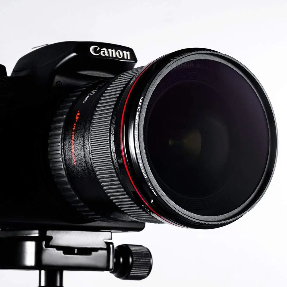 K& F CONCEPT тонкий ND1000 52/58/62/67/72/82 мм ND фильтр объектива мультипросветление с каждой стороны Стекло набор УФ-фильтров с нейтральной плотностью фильтр для sony цифровой зеркальной камеры Canon Nikon Камера