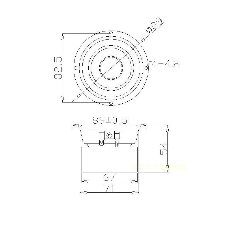 Высококачественные 3 дюймов 4ohm полночастотная аудио Динамик обновления Hifi