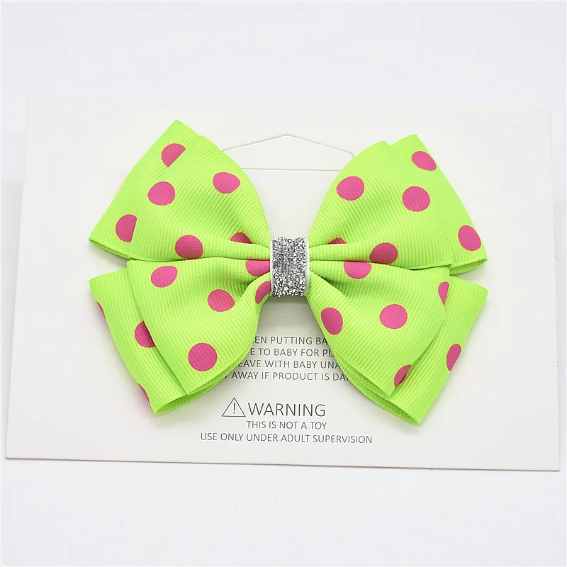 1Pcs Kids Girls Big Solid Ribbon Hair Bow Clips With Large Hairpins Boutique Hairclips Accessories | Детская одежда и обувь