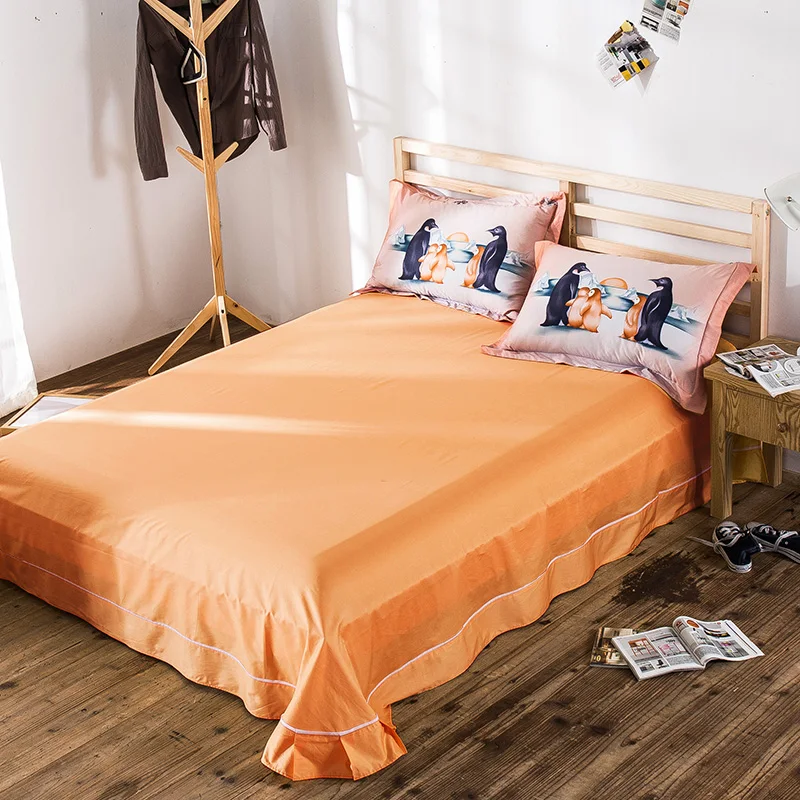 

penguin lion 80S Egyptian Cotton 3D Animal Bedding set Cool Digital printed Duvet Cover Set Bed Sheet PillowCase Queen King 4pcs