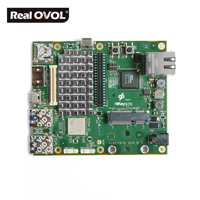 RealQvol Hikey970 макетная плата Super Edge AI компьютерная платформа от Kirin970 SOC с Cortex A73 A53 NPU Интеллектуальный IOT
