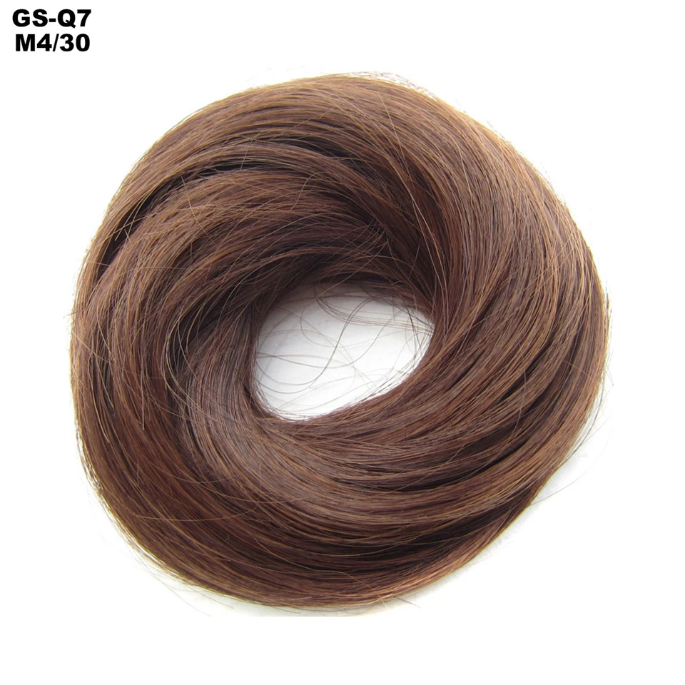 TOPREETY Жаростойкие синтетические волосы 30гр пончик-шиньон шнурок резинка Updo наращивание волос Q7