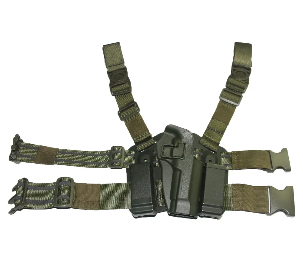 Тактический Airsoft cqc M9 92 96 падение ноги бедра кобура двойной пистолет подсумок Охота открытый Стрельба Шестерни Интимные аксессуары