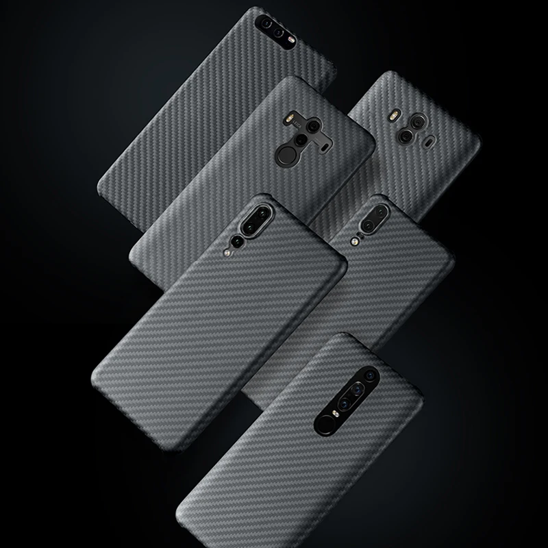 Чехол из углеродного волокна для Huawei P20 Pro матовый чехол P30 P40 Mate 20 30 Ультратонкий