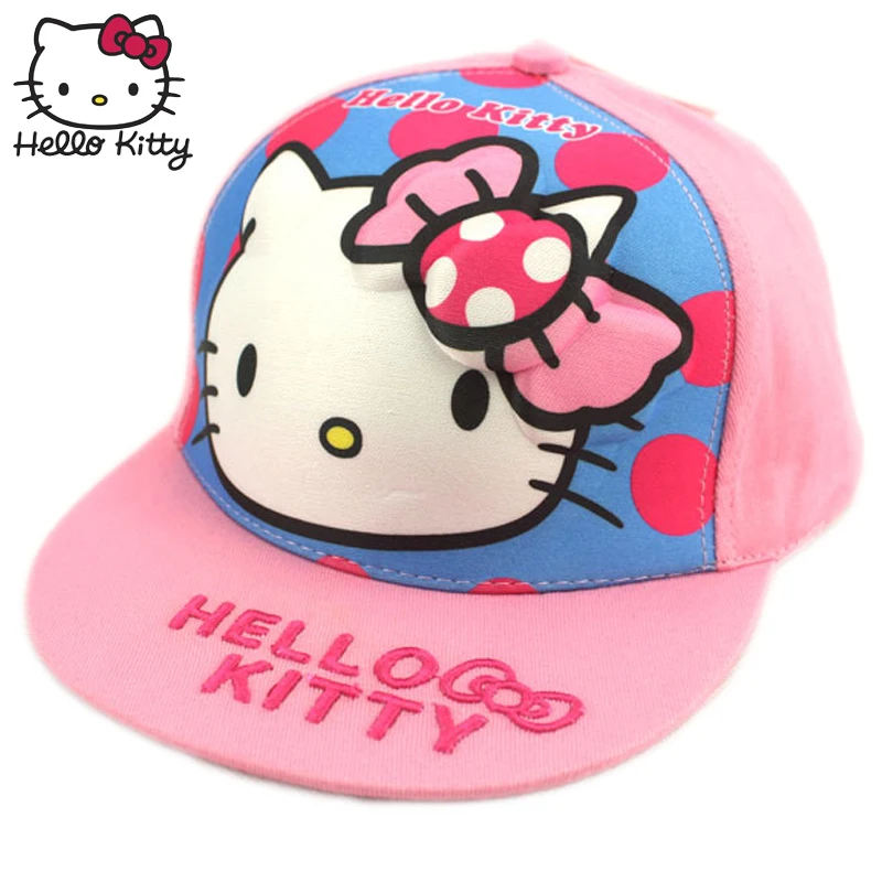 Hello kitty 2019 Детские летние шапки фирменные Бейсбол кепки кот Милый ребенок уличные