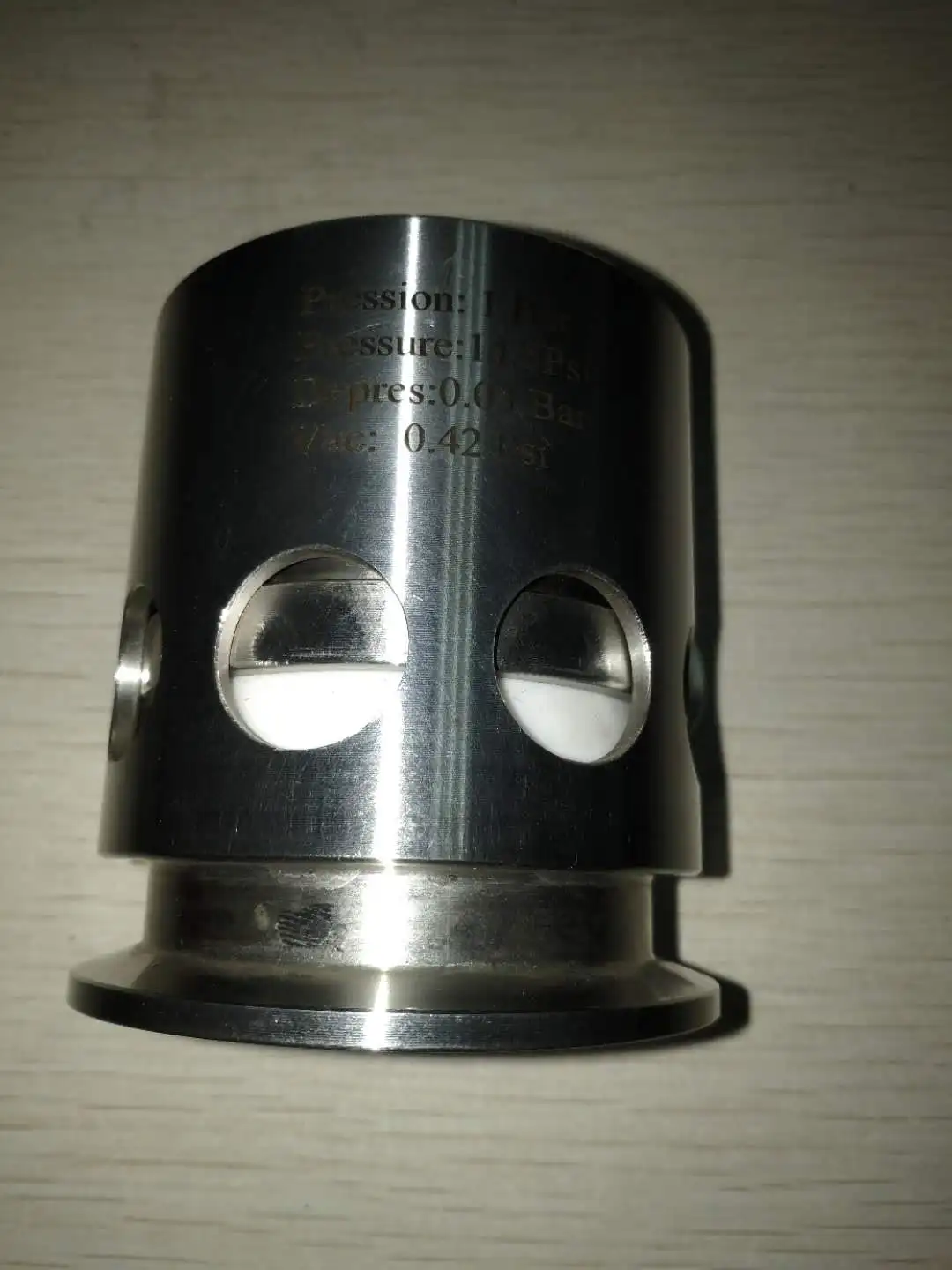 2 дюйма Tri Зажимной патрон 64 мм предохранительный клапан из нержавеющей стали 304