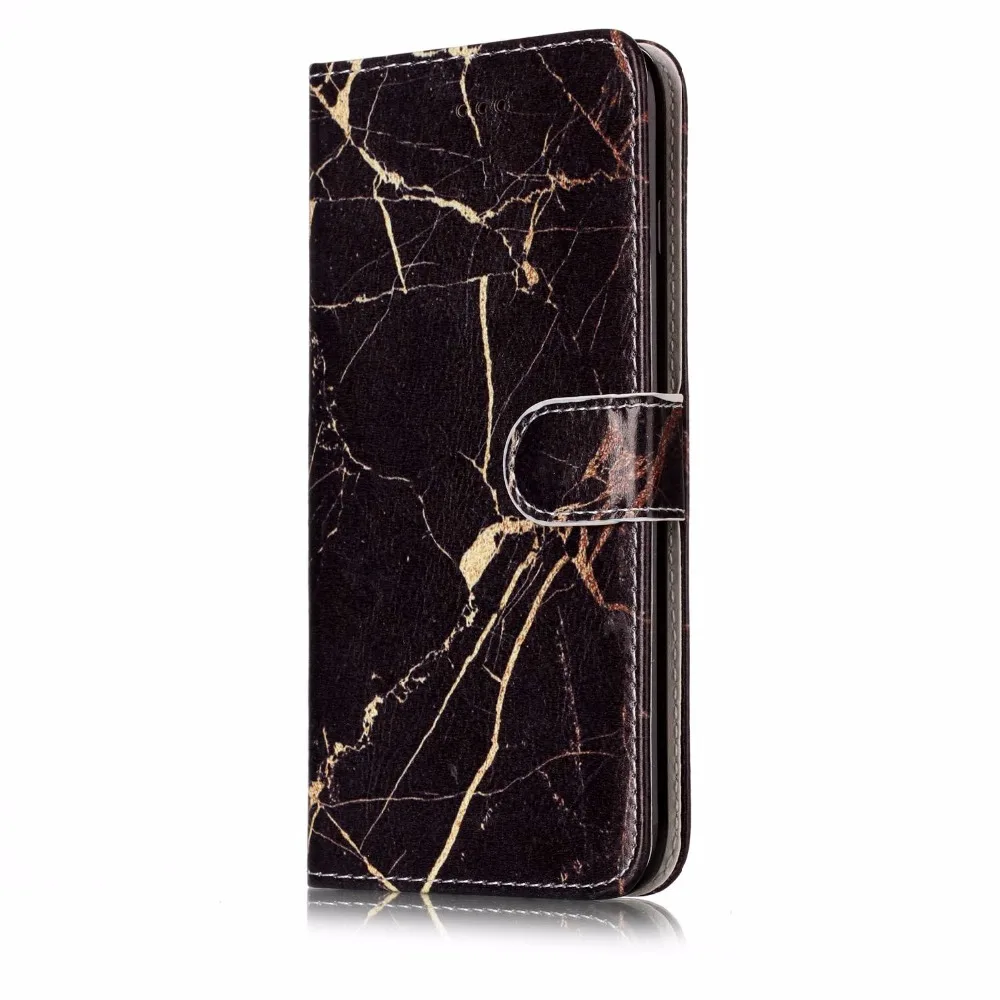 Чехол для Apple iPhone 7 plus отделы карт мраморный стиль кожаный чехол бумажник с