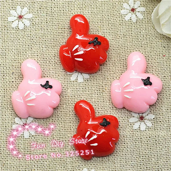 Оптом плоская задняя Милая поделка большой палец вверх 50 шт. 23*26 мм|craft|craft wholesale |