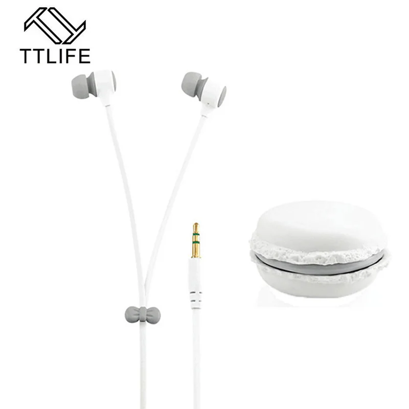 TTLIFE Мода Macarons Дизайн наушники стерео Auriculares С микрофоном Наушники для MP3/MP4