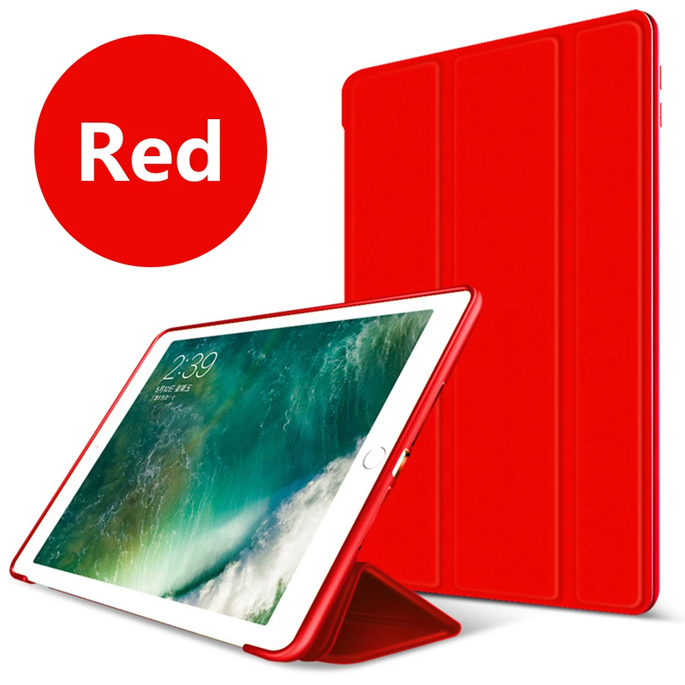 Чехол для iPad 2/3/4 9,", смарт-чехол из искусственной кожи, откидная подставка, силиконовая Мягкая задняя крышка, чехол для iPad 2 3 4 с функцией автоматического сна/пробуждения
