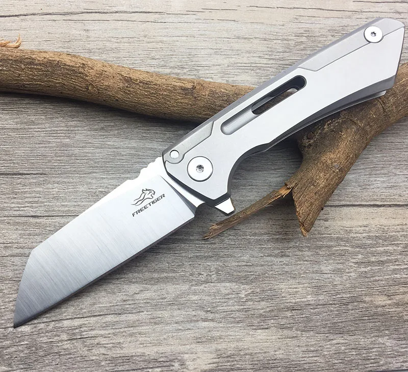 FREETIGER FT601 механический воин складной карманный нож D2 лезвие CNC Стальной шарикоподшипник охотничий кемпинг маленький EDC карманный нож