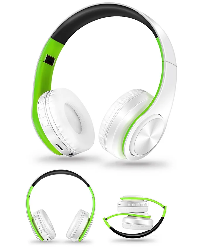 HIFI стерео наушники bluetooth наушники музыка гарнитура FM и поддержка SD карты с микрофоном для мобильного телефона