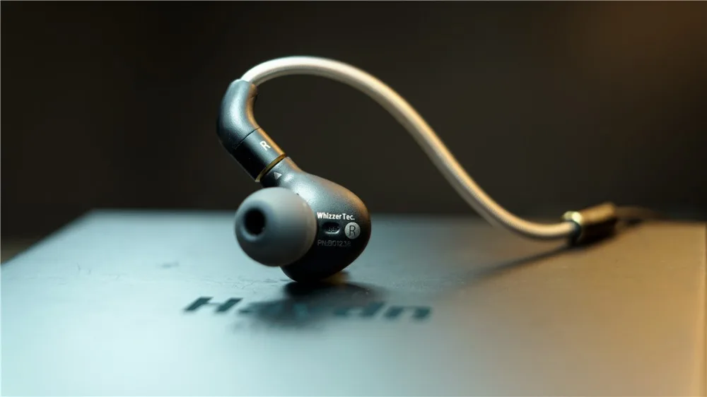 Наушники Whizzer A15 Pro HiFi Bass, металлические наушники в ухо, динамические наушники Hi-res с разъемом MMCX 3,5 мм, спортивные наушники с басами