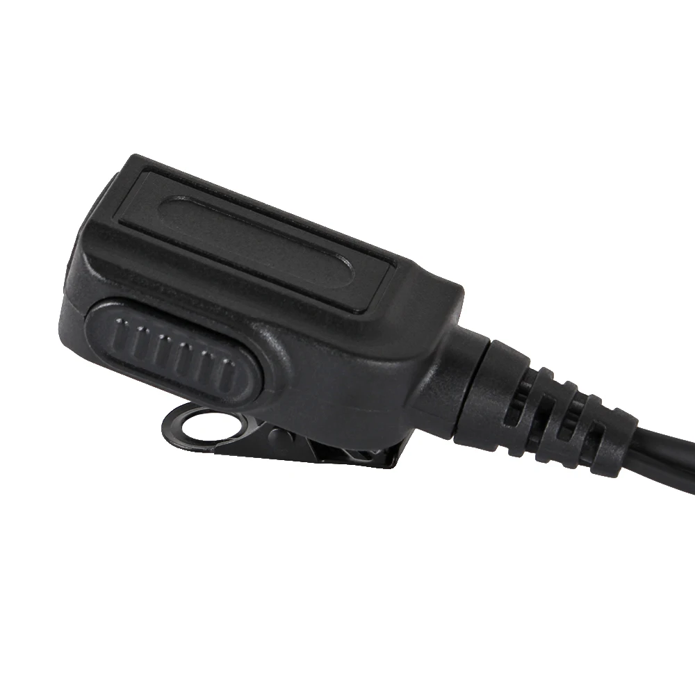 _ 2 pin 5 мм большая PTT гарнитура с ушным крючком для Kenwood портативная рация