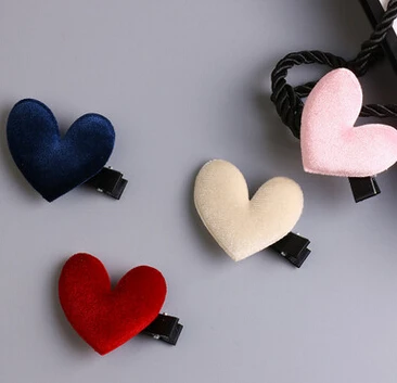 Новинка Детские милые бархатные шпильки для волос милая заколка BB девочек