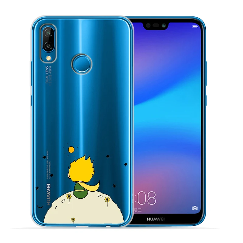 Чехол с рисунком Маленького принца для Huawei P30 Lite Pro P20 P8Lite P9Lite 2017 P Smart мягкий