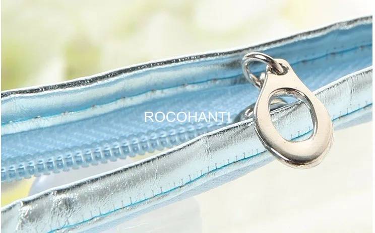 5X ROCOHANTI пластиковая ПВХ прозрачная косметичка, сумки для туалетных принадлежностей, водонепроницаемые для путешествий, доступны индивидуальные логотипы