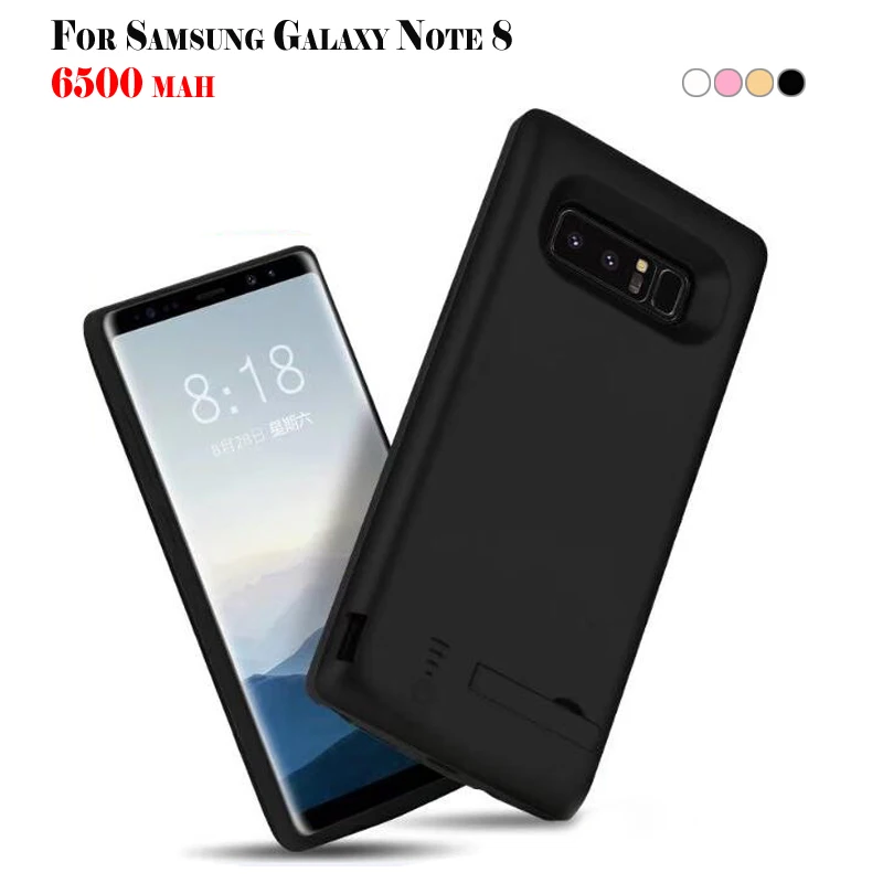 Чехол аккумулятор 6500 мАч для samsung Galaxy Note 8 чехол USB зарядное устройство Android|Чехлы с