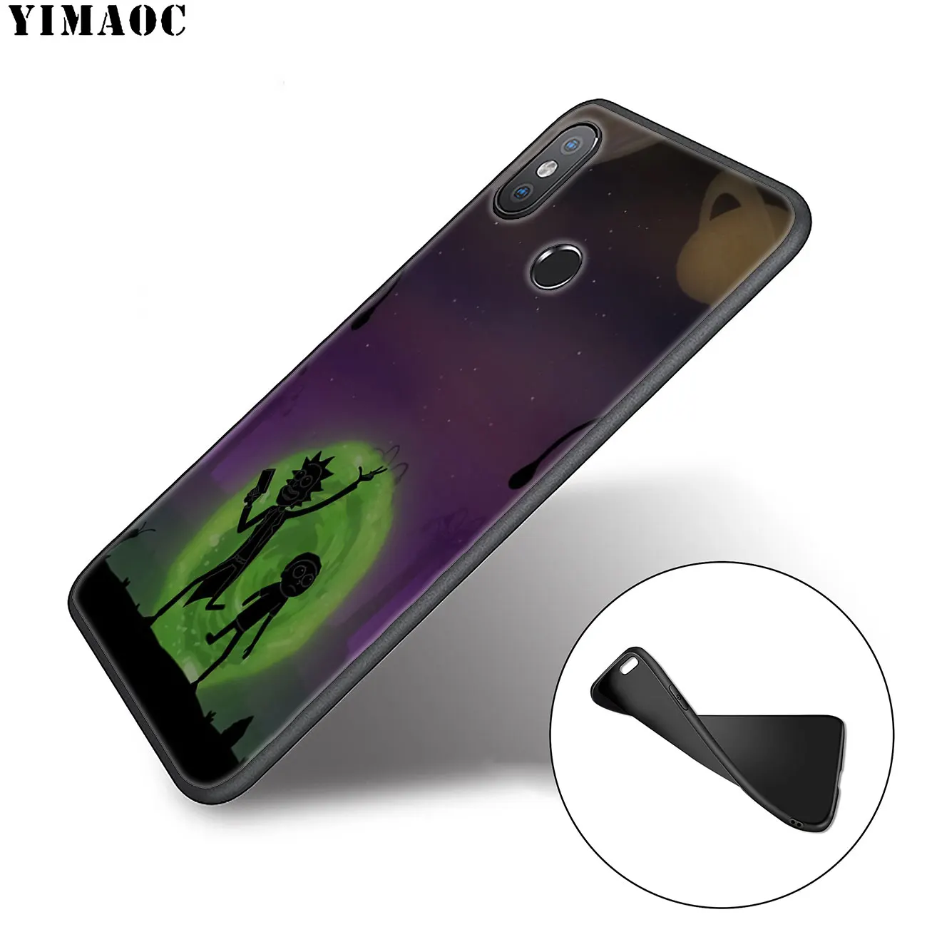 YIMAOC Рик и Морти Мягкий силиконовый чехол для телефона для Xiao mi Red mi K20 Pro 6A 7A Note 8 7 5 6 Pro mi черный ТПУ чехол