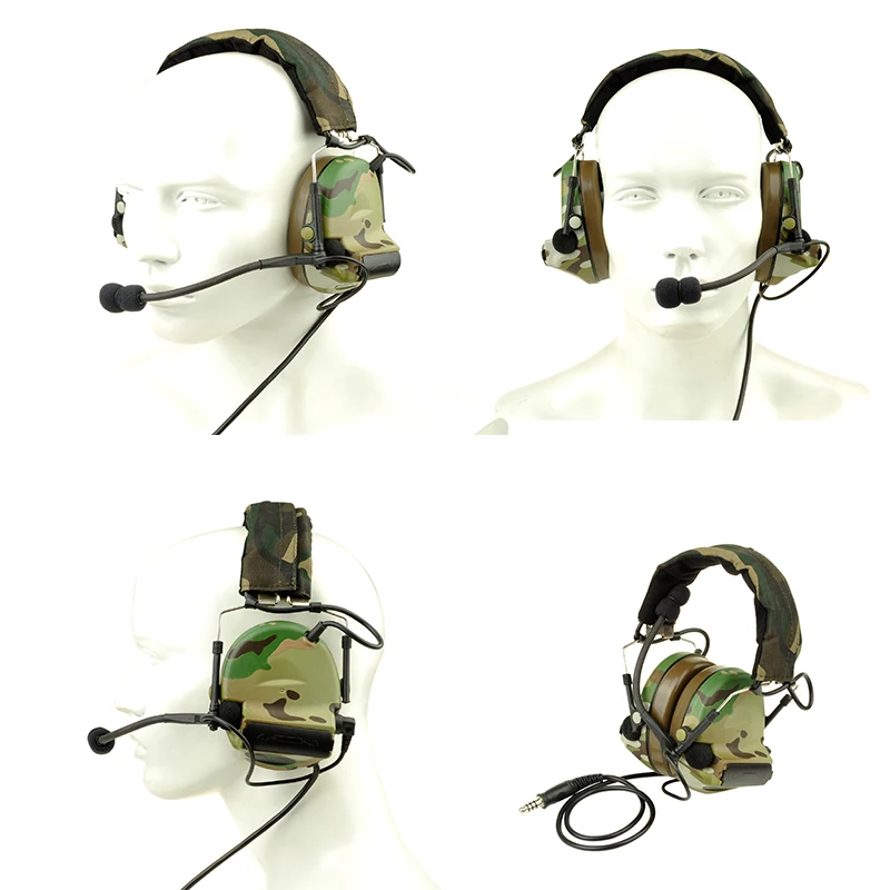 Z Tac Тактический шлем гарнитура авиационные наушники Softair Peltor Comtac II страйкбол элемент активная гарнитура аксессуары Z041
