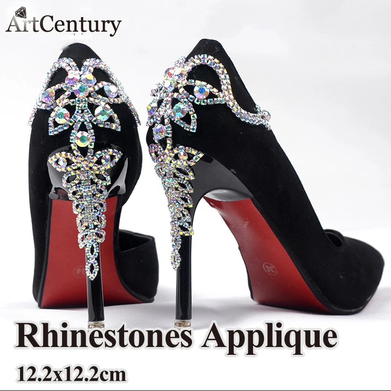 Crystal AB Flat Sew-on Rhinestones For Clothes Shoes Flower Shape Artificial Strass Applique DIY Glass Fashionable | Дом и сад