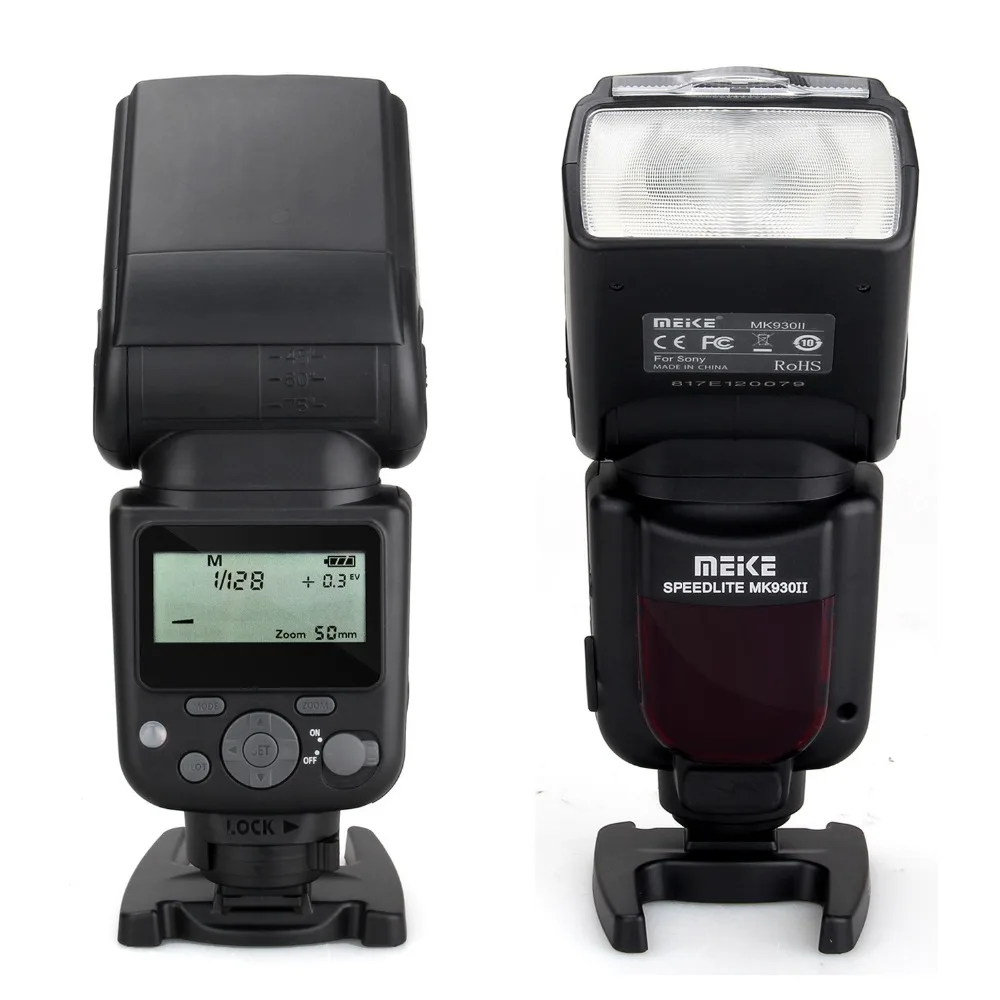 MEIKE MK-930 II Вспышка Photo Speedlite для sony DSLR камеры A7 A7R A7S A7 II A7R II A7S II A6300 A6000 светильник скорости с фильтром