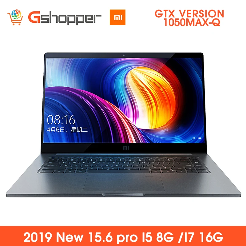 2019 оригинальный Xiaomi Тетрадь 15 6 ''Pro 1050 MAX Q ноутбуки i5 8250U i7 8550U 4 Гб GDDR5 256 PCIe