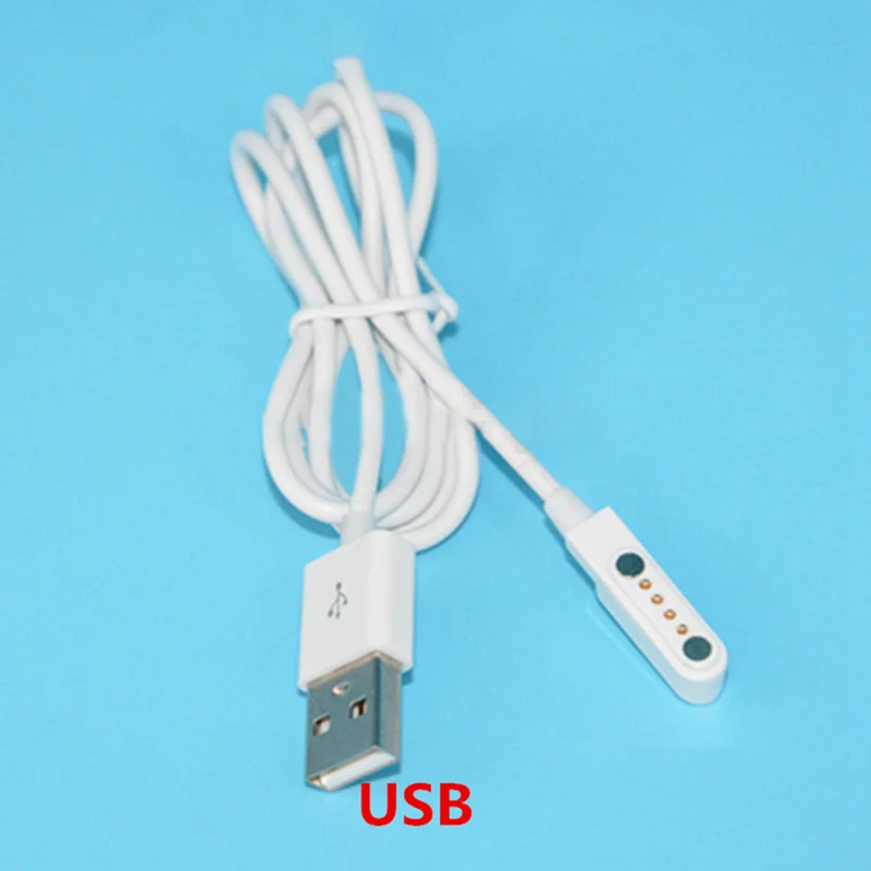 USB 2 0 Штекер до 4 Pin Pogo кабель для зарядки Магнитный Кабель зарядного устройства