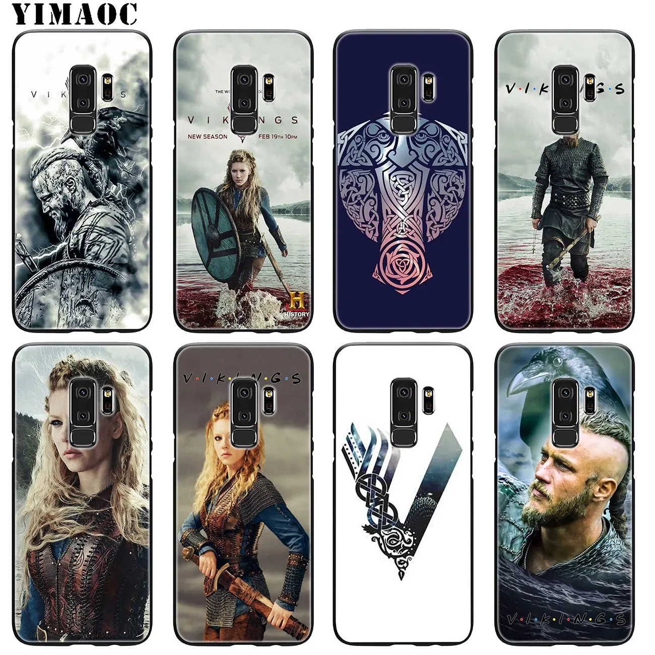 Модный мягкий силиконовый чехол YIMAOC серии vikings 4 для Samsung Galaxy S20 Ultra S10 Lite S9 S8 Plus S7 Edge