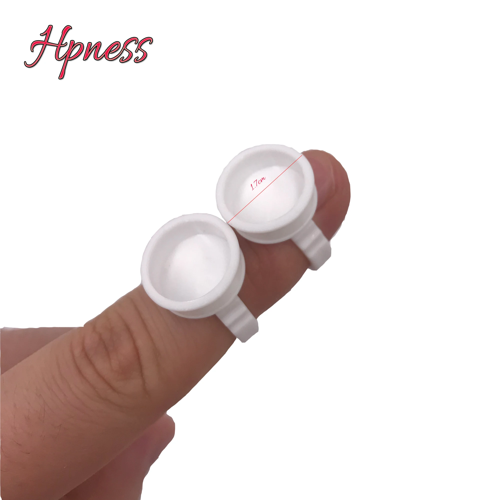 100 шт белые татуировки клеящиеся пигментные держатели кольцо одноразовые