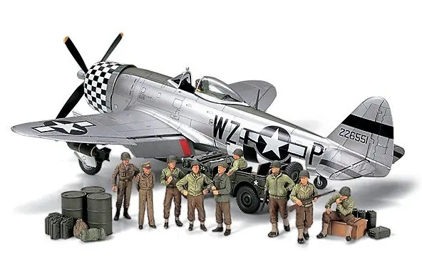 Tamiya масштаб 89754 1/48 США армейская пехота At Rest &amp P-47D Thunderbolt Bubbletop | Игрушки и хобби