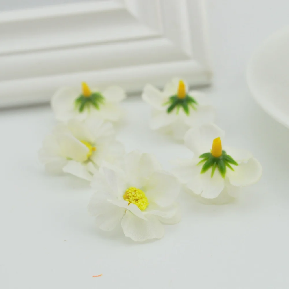 

30pcs silk Cherry stamen for home wedding decoration diy bride wreath gifts box fake daisy flower artificial plastic flowers