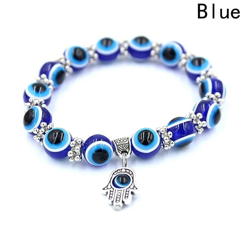 1 шт. модный простой глаз хамса руки религиозные очаровательные синие Бусины На