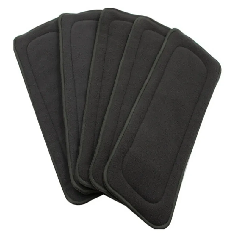 Топ 10 шт./лот 4 слойные сверхтонкие моющийся многоразовый подгузник из микрофибры