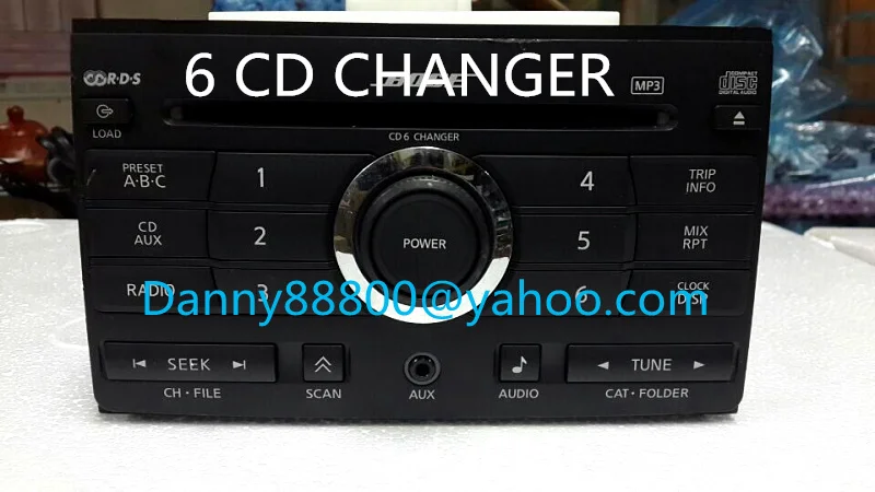 Ni-san 28185 ZE50B Кларион PN-2837DB Boses 6 DSIC CD чейнджер для Hond-aA навигация Pathfinder завод автомобильный стерео AUX сканирование аудио