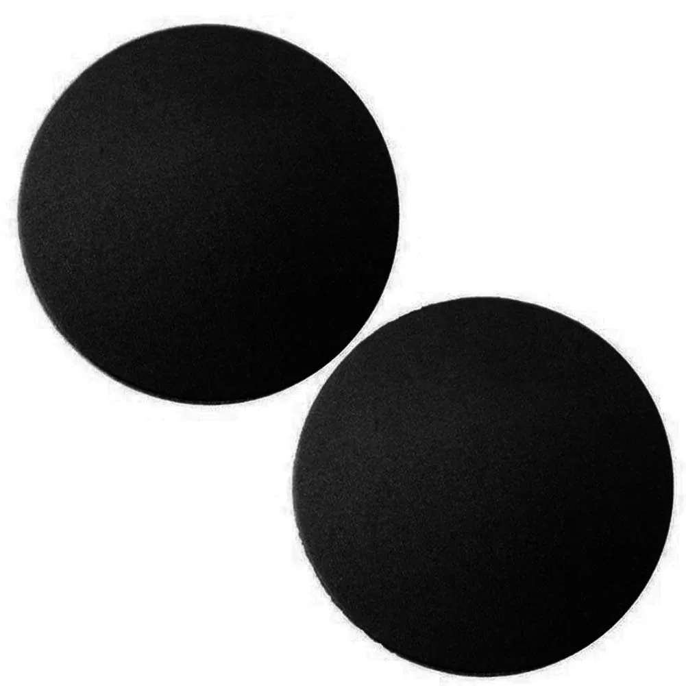 Black Round 2 шт Круглые Медицинские силиконовые Самоклеющиеся Многоразовые ниппели крышка грудь накладной Бюстгальтер черный цвет кожи - Color: Black Round