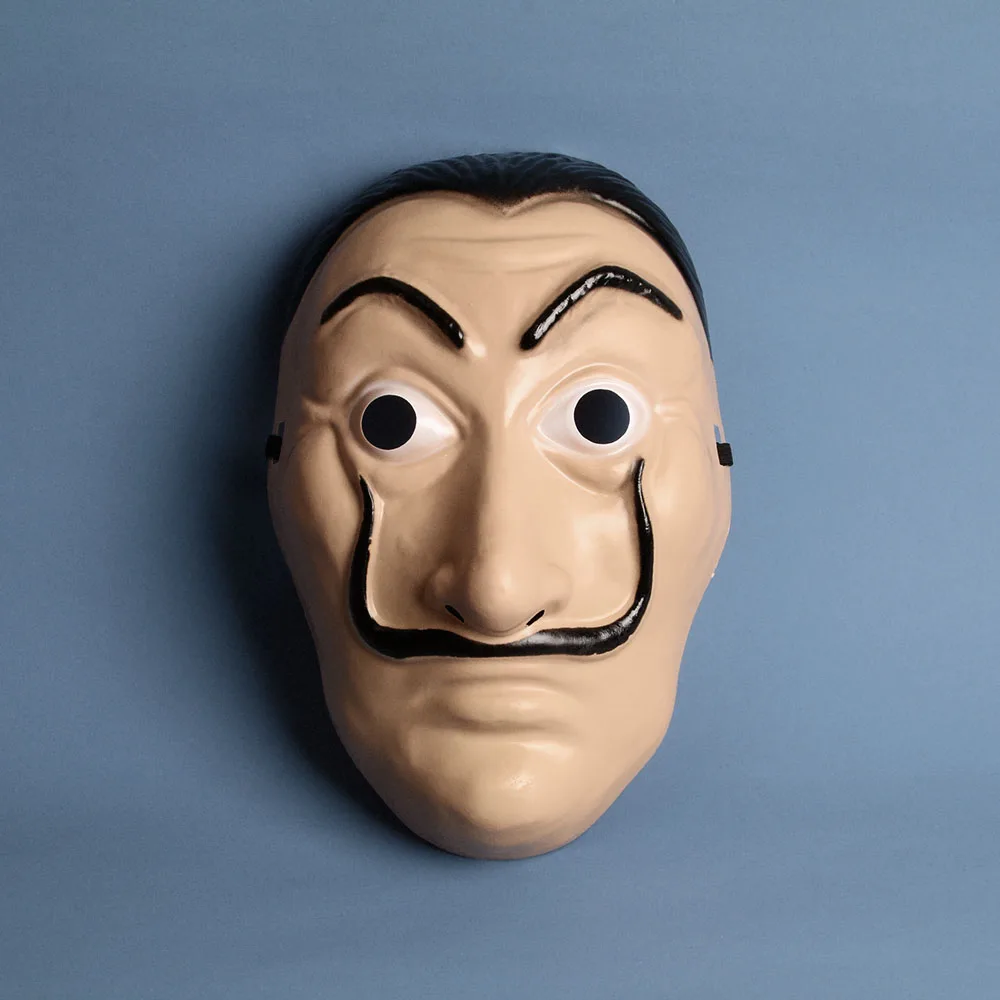 Дом карт &amp La Casa de Papel Salvador Dali полная маска для лица взрослых страшный и Косплей