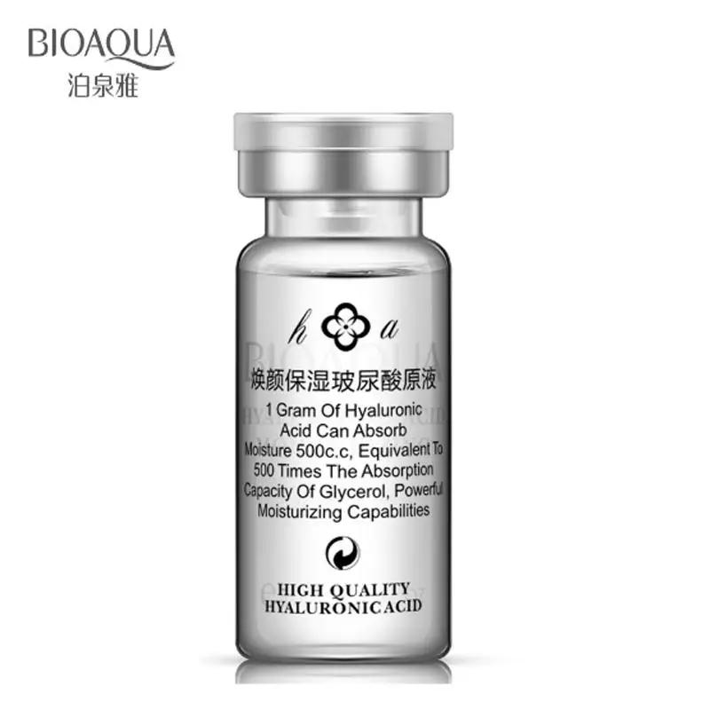 Bioaqua увлажняющая лифтинг сыворотка для лица инъекции гиалуроновой кислоты эссенция ее отбеливание кожи против морщин Ha уход за кожей - Вес нетто: 10ml