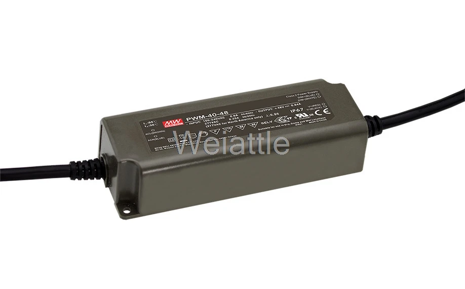 

MEAN WELL оригинальный PWM-60-48 48В 1.25а meanwell PWM-60 48В 60Вт одиночный выход Светодиодный источник питания